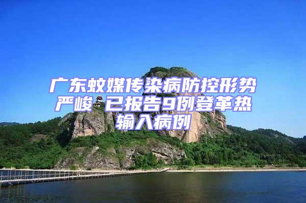 广东蚊媒传染病防控形势严峻 已报告9例登革热输入病例