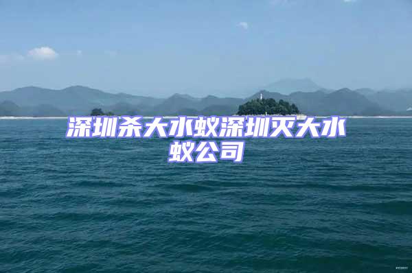 深圳杀大水蚁深圳灭大水蚁公司