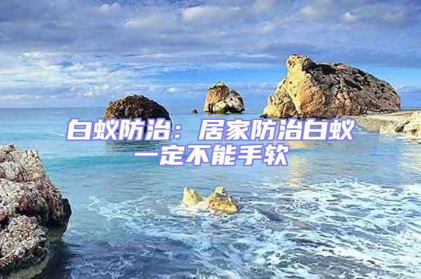 白蚁防治：居家防治白蚁一定不能手软