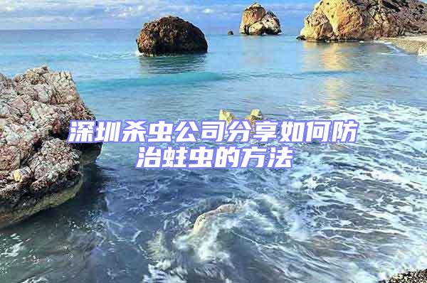 深圳杀虫公司分享如何防治蛀虫的方法